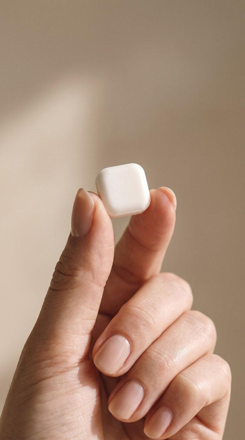 Hand holding an Âire mint