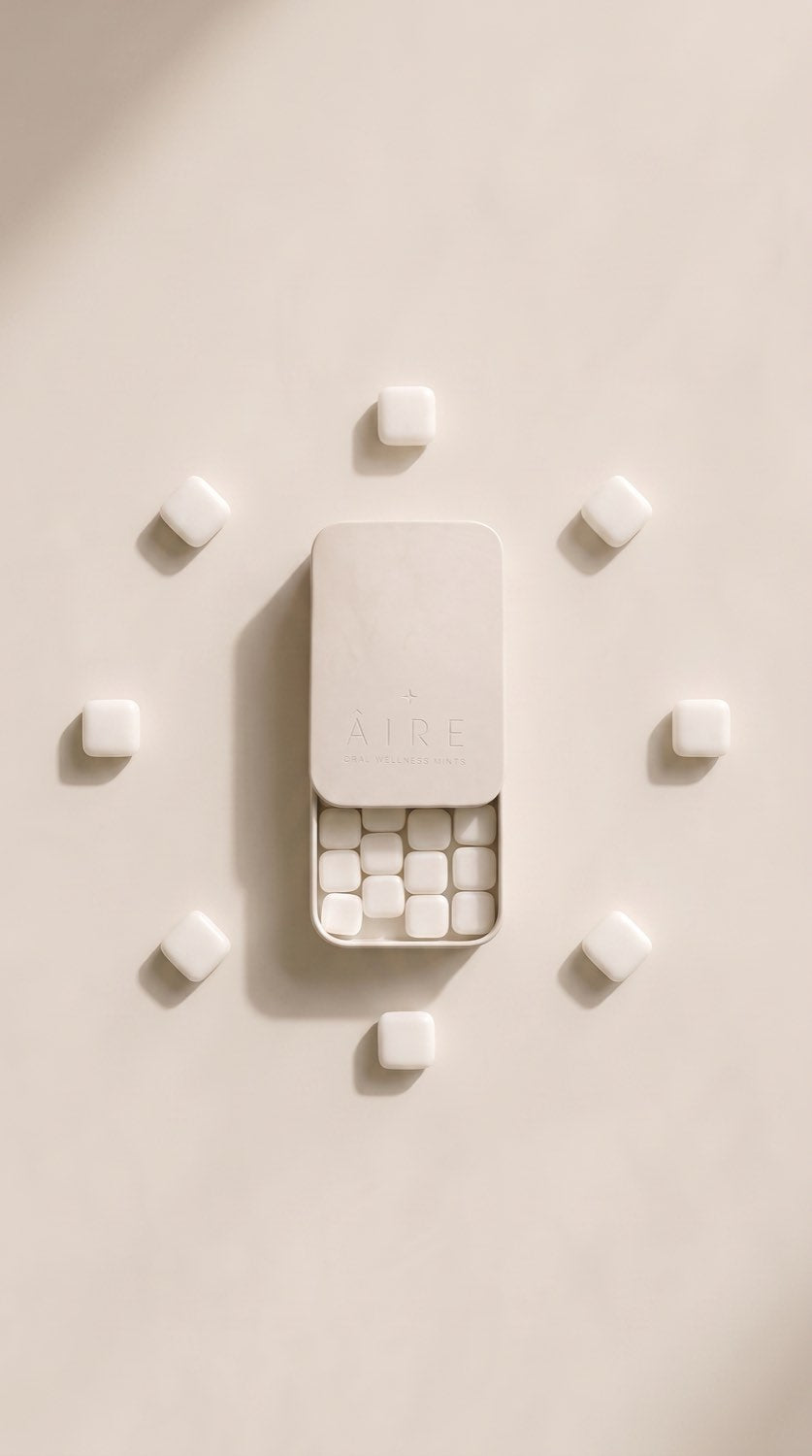 Âire mints close up